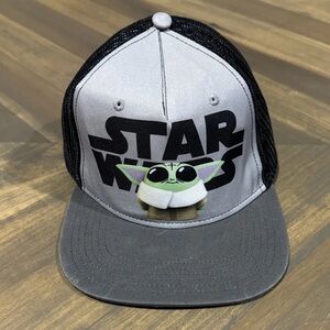 STAR WARS The Mandalorian Baby Yoda Snapback Hat YOUTH OSFM Lucasfilm Ltd